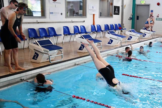 Those taking part had 55 minutes to complete as many lengths as possible