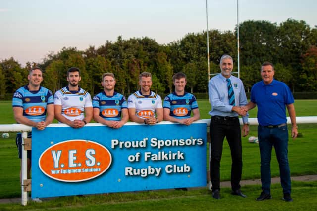 Falkirk Rugby Club has partnered up with Your Equipment Solutions (Photos: Falkirk Rugby Club)