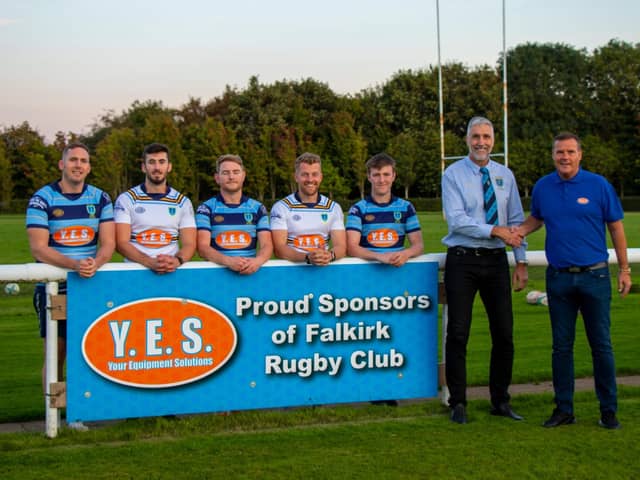 Falkirk Rugby Club has partnered up with Your Equipment Solutions (Photos: Falkirk Rugby Club)