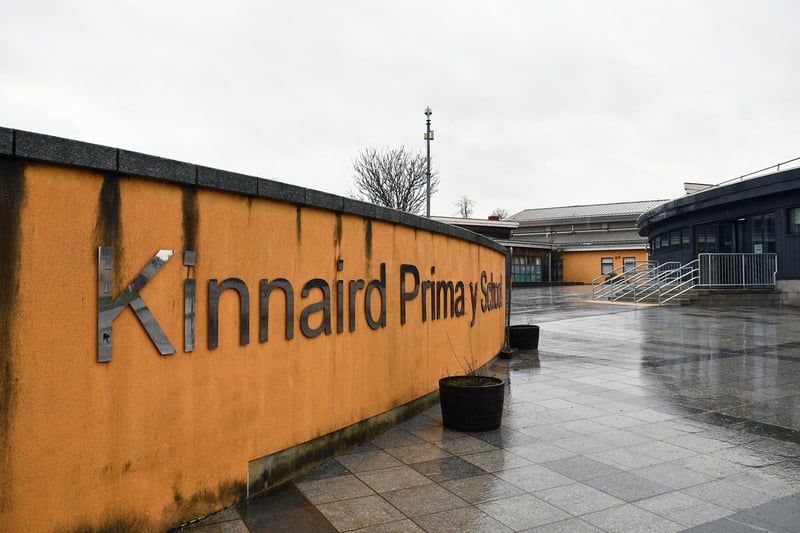 A deserted playground at Kinnaird Primary School as pupils were told to stay away.