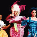 Andy Bell and Vince Clarke drag up at the Edinburgh Playhouse in 1992