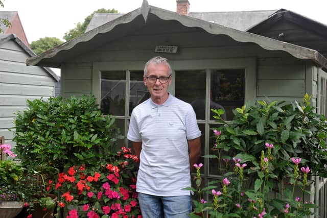 Tom Williamson is right at home in his wildlife-friendly garden. Picture: Michael Gillen.