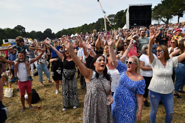 Crowds enjoyed a weekend of live music
