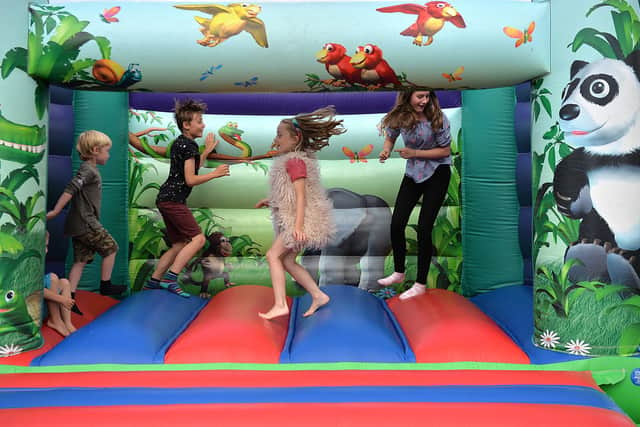 There will be lots of inflatables for the children to enjoy at the fun day. Pic: National World