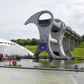 Boat trips will not be running at The Falkirk Wheel today due to 'severe damage' being caused overnight.  Pic: Michael Gillen.