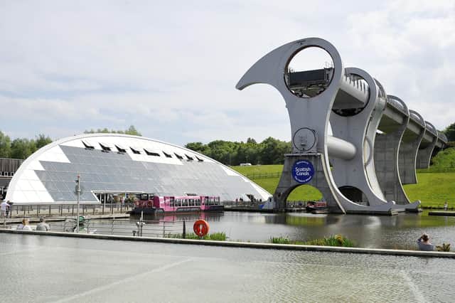 Boat trips will not be running at The Falkirk Wheel today due to 'severe damage' being caused overnight. Pic: Michael Gillen.