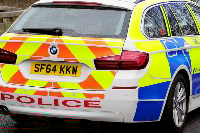 Police attended the collision which happened near the village of Plean