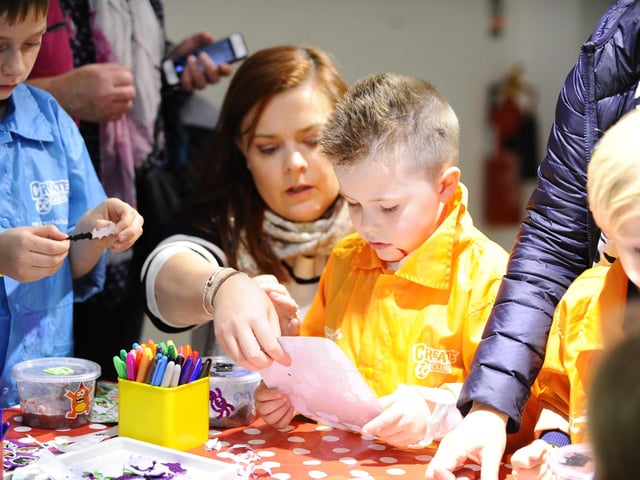 Youngsters could enjoy pumpkin carving, crafts, face painting, a slime workshop and an online treasure hunt during the Hallowe'en at the Howgate event back in 2019.