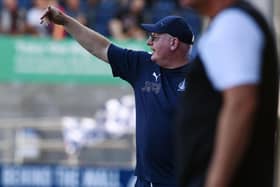 John McGlynn pictured during the 3-1 home win over Peterhead in August (Pic Michael Gillen)