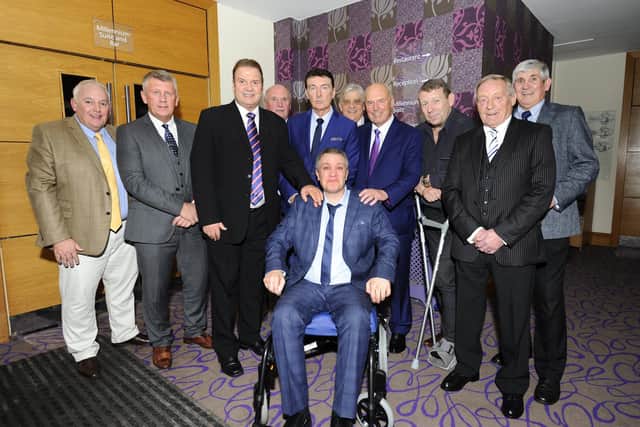 Rangers' former players benevolent fund dinner. Group hosted a fundraiser for former player David Hagen in October 2018 at the Beancross restaurant.  Picture: Alan Murray