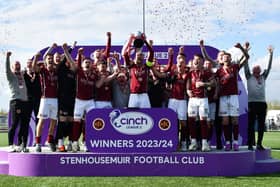 League Two champions Stenhousemuir (Picture: Michael Gillen)