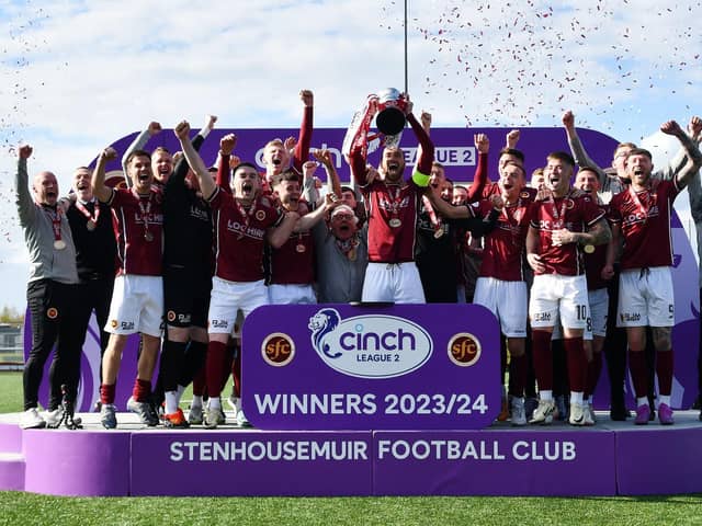League Two champions Stenhousemuir (Picture: Michael Gillen)