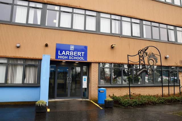 Larbert High School's swimming pool is one of those being considered for closure