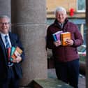 Solicitor and novelist William McIntyre outside Falkirk Sheriff Court. Pic: Scott Louden