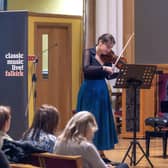 CML!F 40th anniversary concert with Maria Wloszczowska, violin and Alasdair Beatson, piano.  (Pic: Michael Gillen)