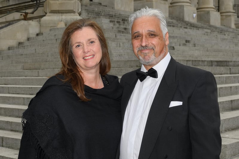 Pictured is: Claire & Andy Grays, Cheif Exec of the Guildhall Exec. Picture: Keith Woodland (080721-16)