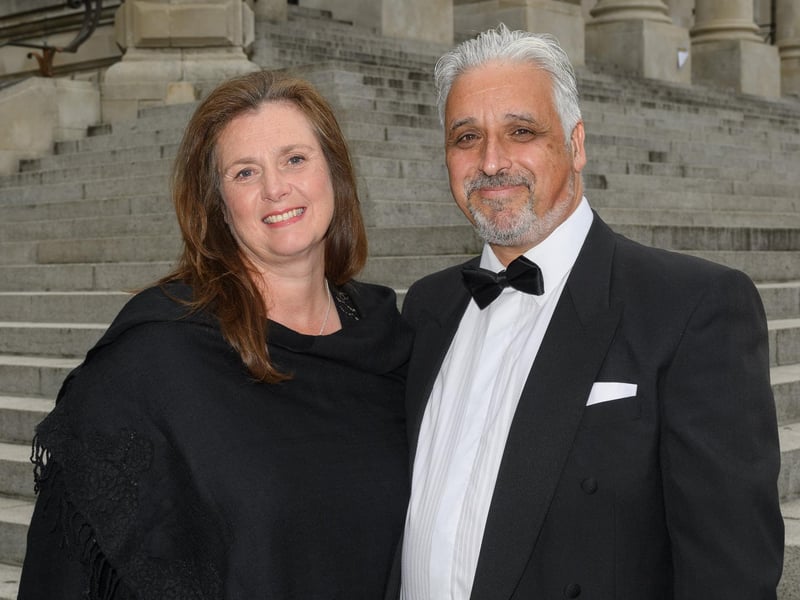 Pictured is: Claire & Andy Grays, Cheif Exec of the Guildhall Exec. Picture: Keith Woodland (080721-16)
