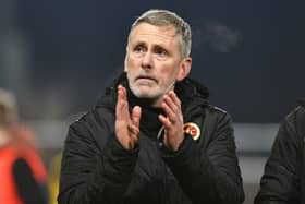 Stenhousemuir manager Gary Naysmith reckons there is ‘no pressure on his side at all’ when they travel to Dunfermline this Saturday in the Scottish Cup fourth round (Photo: Michael Gillen)