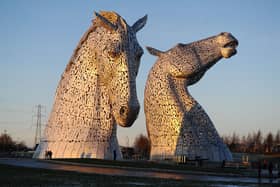 A study has shown the Kelpies are one of the most beautiful sights in the UK