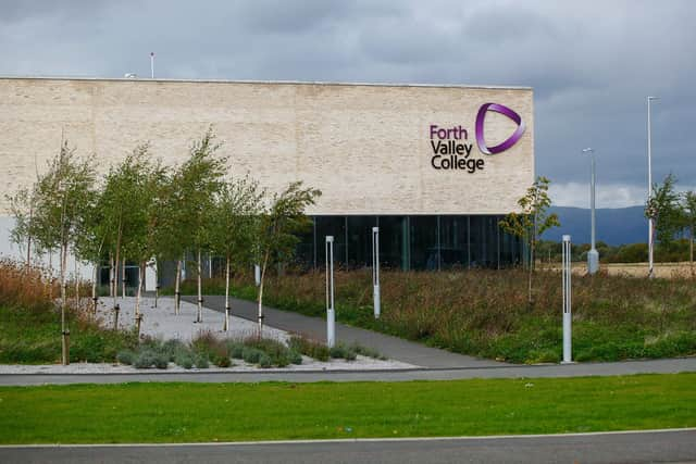 The jobs fair/career event took place at Forth Valley College's Falkirk campus this week