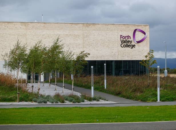 The jobs fair/career event took place at Forth Valley College's Falkirk campus this week