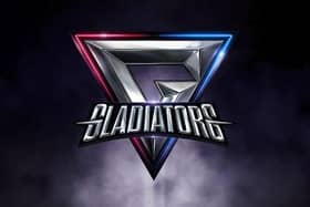 New logo for Gladiators. (Pic credit: BBC)