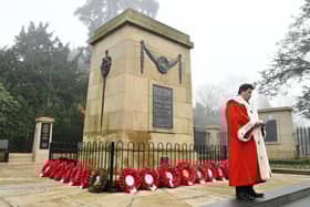 People will gather at war memorials across the district on Remembrance Sunday. Pic: Michael Gillen