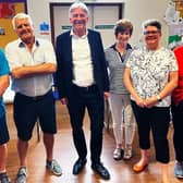 MSP Richard Leonard with members of Brightons Long Covid group which he has supported. Pic: Contributed