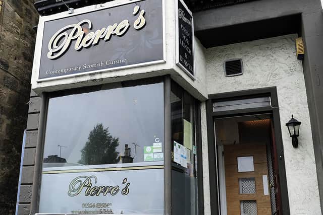 Pierre's in Grahams Road, Falkirk is relocating upstairs to premises formerly home to Casa Espanola, Jambo Grill and Haris. Picture: Michael Gillen.