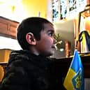 Maltsev Andrii, five, from Ukraine who came with his mother to live in Grangemouth