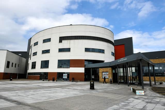 Larbert resident Connor Swanston kicked off at Forth Valley Royal Hospital where he behaved threateningly towards staff. Picture: Michael Gillen.