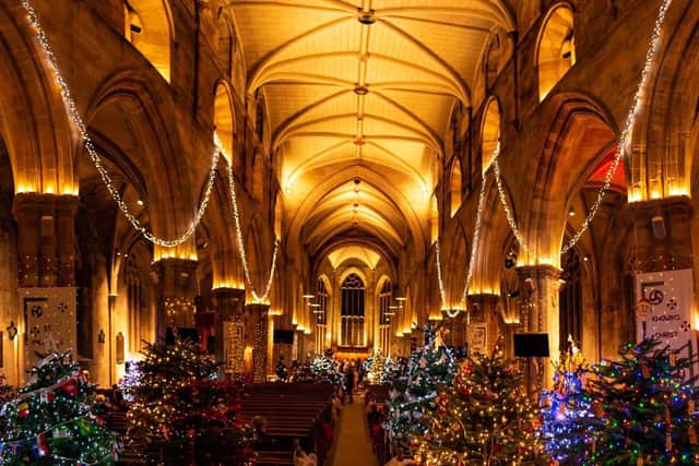 Festival of Christmas Trees takes place in  St Michael’s Parish Church, Linlithgow