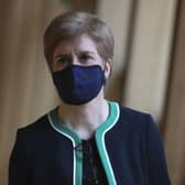 Nicola Sturgeon arriving to attend First Minister's Questions at the Scottish Parliament last week. Picture: PA Media