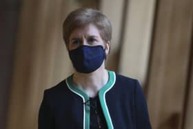 Nicola Sturgeon arriving to attend First Minister's Questions at the Scottish Parliament last week. Picture: PA Media