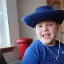 Alfie Reid proudly wearing his new Aldi stetson. Pic: Contributed