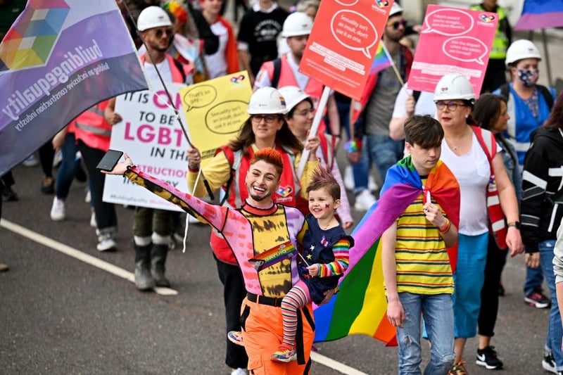 People of all ages took part in the parade.