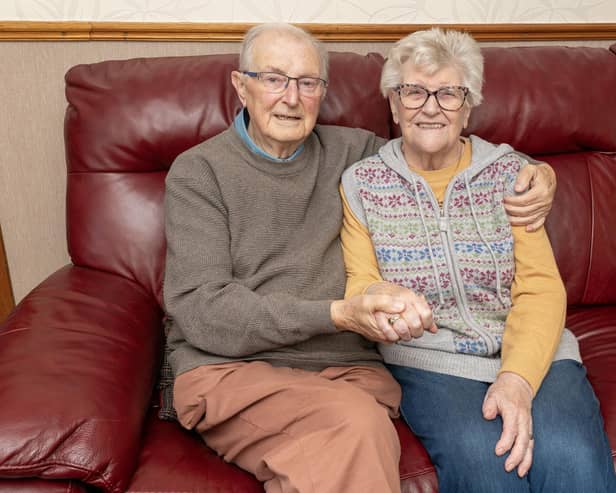 Len and Margaret Bennett are celebrating their 65th wedding anniversary on Wednesday, October 28. (Pic: Michael Gillen)