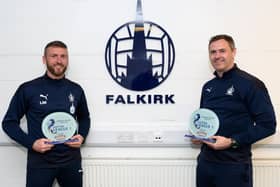 Lee Miller and David McCracken presented with March’s Manager of the Month award