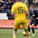 Falkirk's trialist Finn Yeats in action against Kilmarnock (Photos: Michael Gillen)