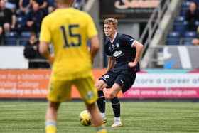 Falkirk's trialist Finn Yeats in action against Kilmarnock (Photos: Michael Gillen)
