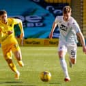 Jaze Kabia in action for Livingston against Raith Rovers (Picture: Scott Louden)