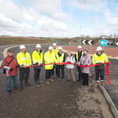 Re-opening of B8020 Beatlie Road in Winchburgh on April 6, 2023, created a direct link to the M9.