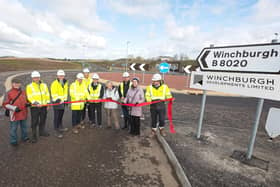 Re-opening of B8020 Beatlie Road in Winchburgh on April 6, 2023, created a direct link to the M9.
