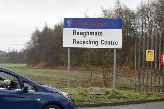 Falkirk Council's Roughmute Recycling Centre