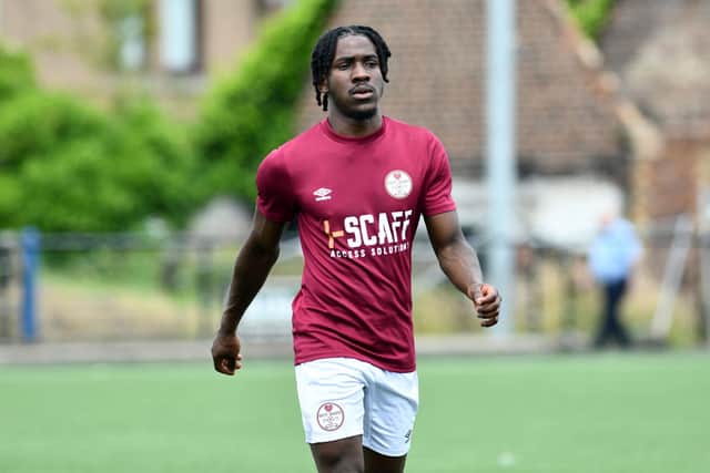 Former Athletic ace Tiwi Daramola started for new club Kelty Hearts (Photo: Michael Gillen)