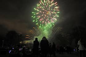 The annual fireworks display will take place at Callendar Park again in 2024.  (Pic: Michael Gillen)