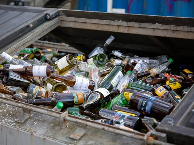 Falkirk Council is having to rethink its plans for kerbside glass uplift after Scotland's Deposit Return Scheme is delayed