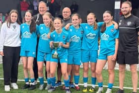 Central Girls’ talented group will now head to Manchester next month as Coalfield Regeneration Trust Community Cup champions and holders of the current UK crown (Photo: Submitted)