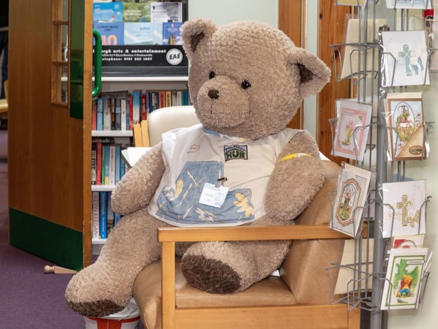 Teddy B relaxing in-between the festivities.