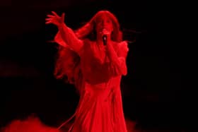 Florence Welch, lead singer of the band of Florence + the Machine